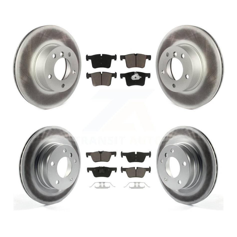 Front Rear Coated Disc Brake Rotors And Ceramic Pads Kit For BMW 328i 320i 428i 228i 230i 328d xDrive KGC-100801