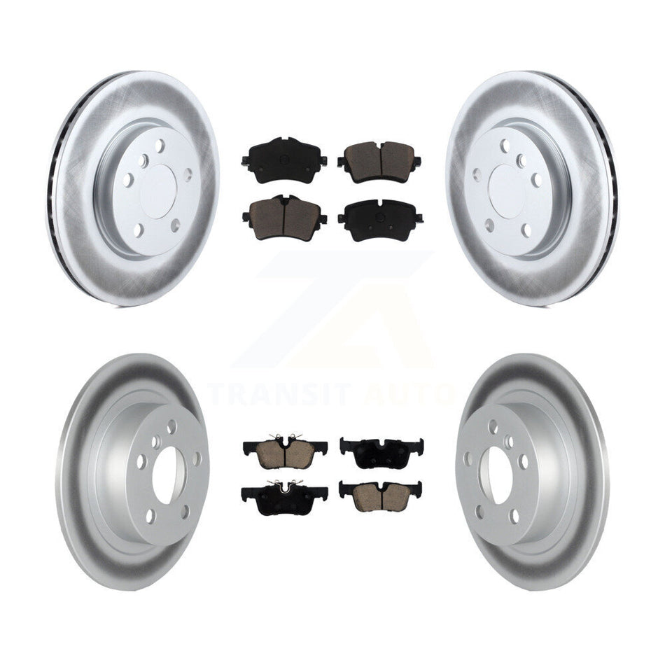 Front Rear Coated Disc Brake Rotors And Ceramic Pads Kit For Mini Cooper Clubman KGC-100991
