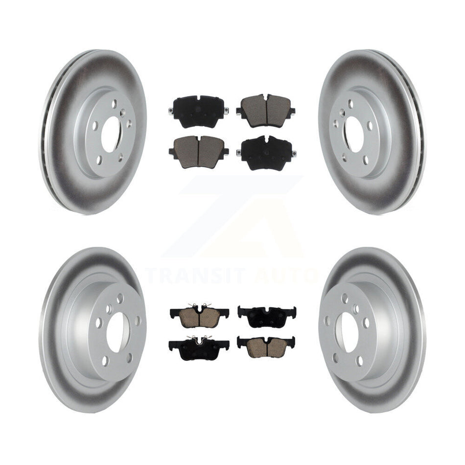 Front Rear Coated Disc Brake Rotor And Ceramic Pad Kit For Mini Cooper Countryman Clubman KGC-100992