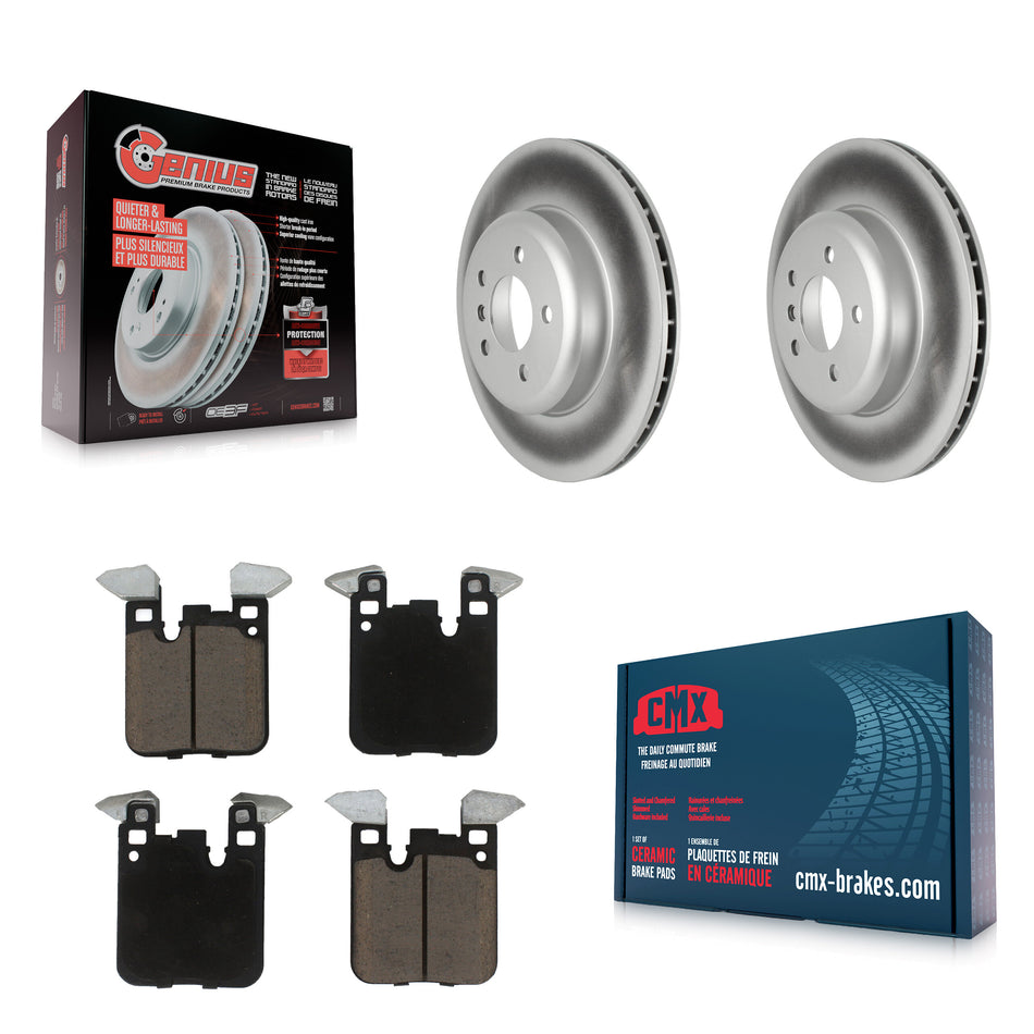 Rear Coated Disc Brake Rotors And Ceramic Pads Kit For BMW 328i xDrive 330i 430i Gran Coupe 428i 335i 435i GT 340i 328d 440i KGC-102172