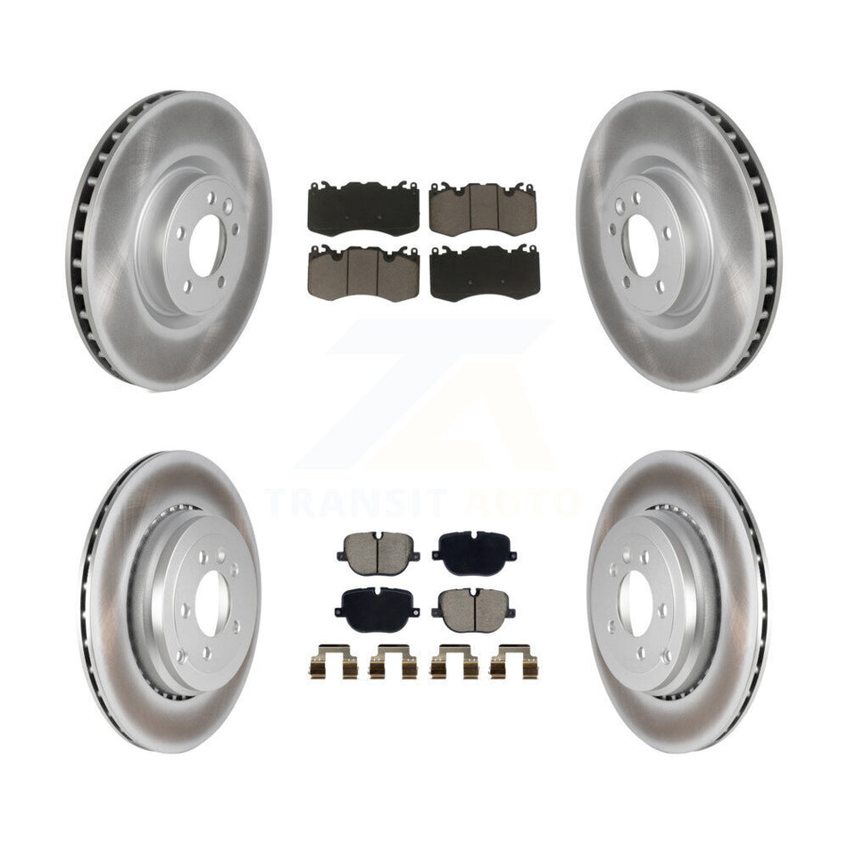 Front Rear Coat Brake Rotor Ceramic Pad Kit For 10-13 Land Rover Range Sport Supercharged KGC-102519