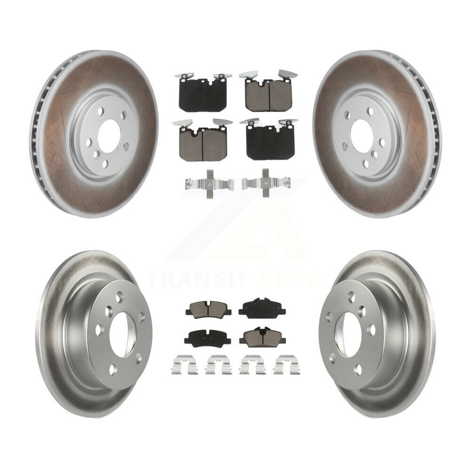 Front Rear Coated Disc Brake Rotors And Ceramic Pads Kit For Mini Cooper KGC-102685