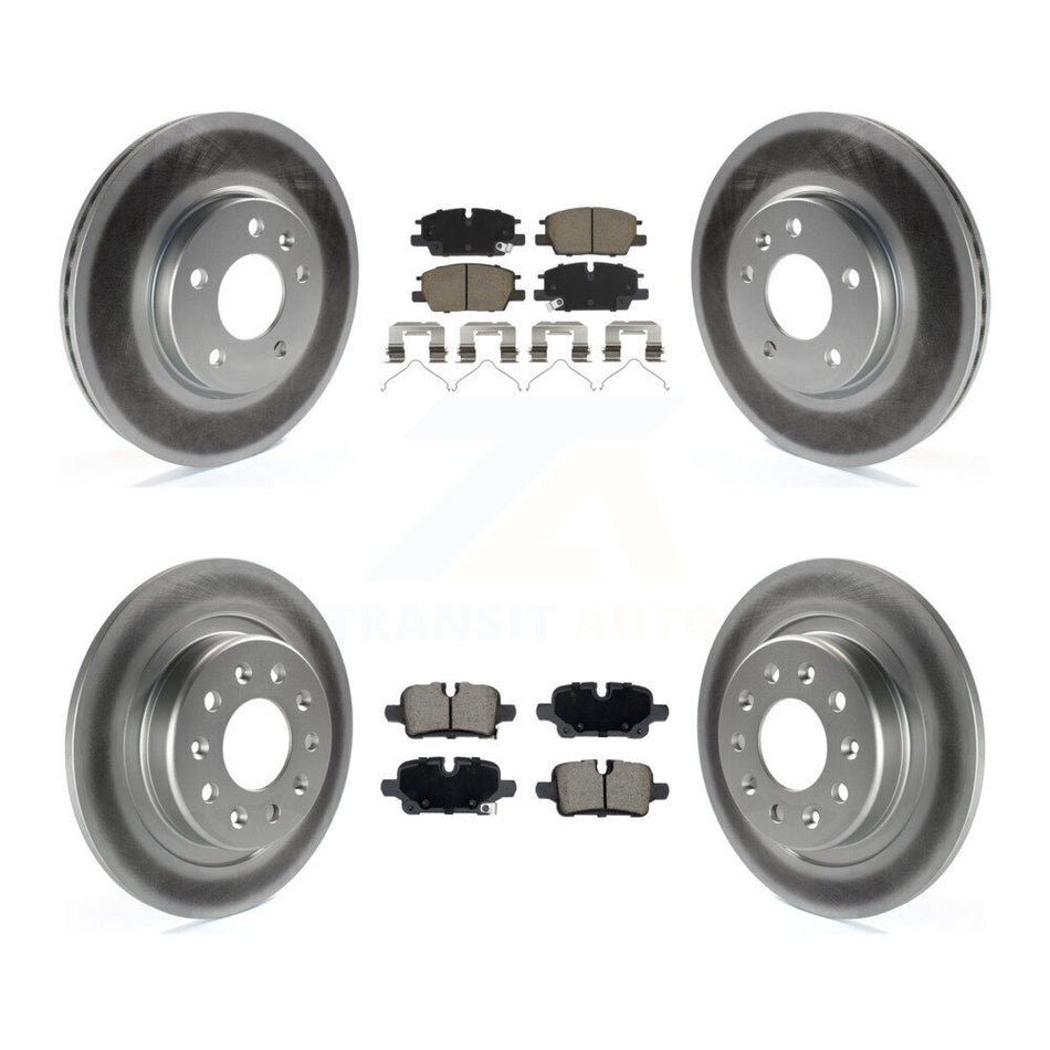 Front Rear Coat Disc Brake Rotor Ceramic Pad Kit For Chevrolet Equinox GMC Terrain Malibu KGC-102696