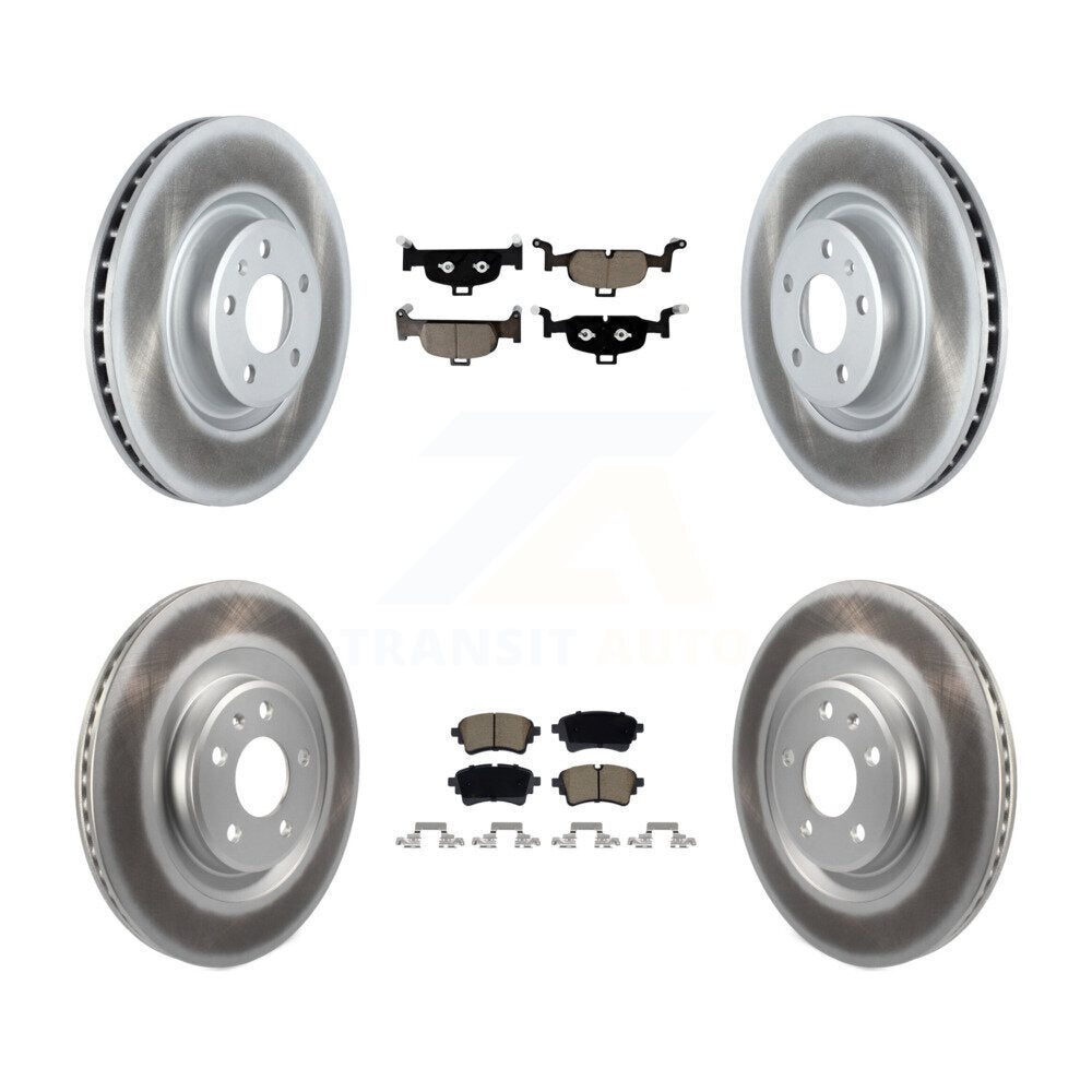 Front Rear Coated Brake Rotor Ceramic Pad Kit For Audi A5 Sportback Quattro A4 allroad A6 KGC-102707