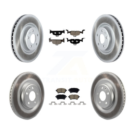 Front Rear Coated Brake Rotor Ceramic Pad Kit For Audi A5 Sportback Quattro A4 allroad A6 KGC-102707