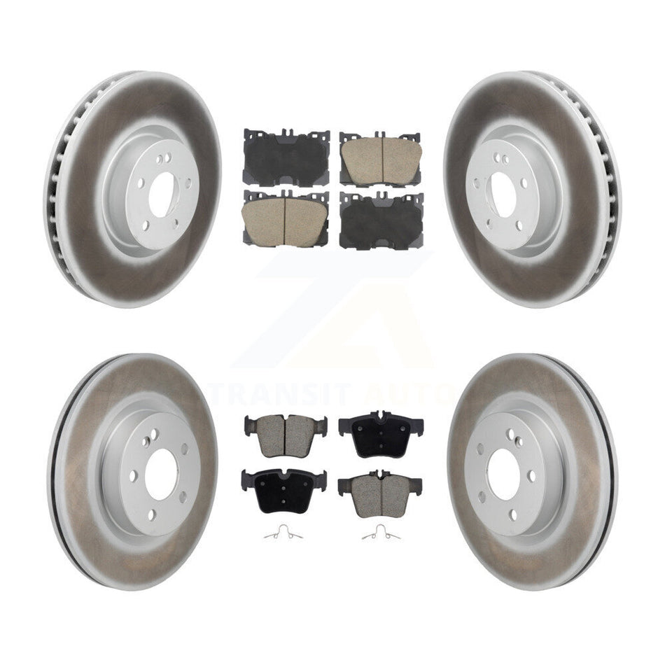 Front Rear Coat Brake Rotors Ceramic Pad Kit For Mercedes-Benz C43 AMG GLC43 C450 GLC350e KGC-102725