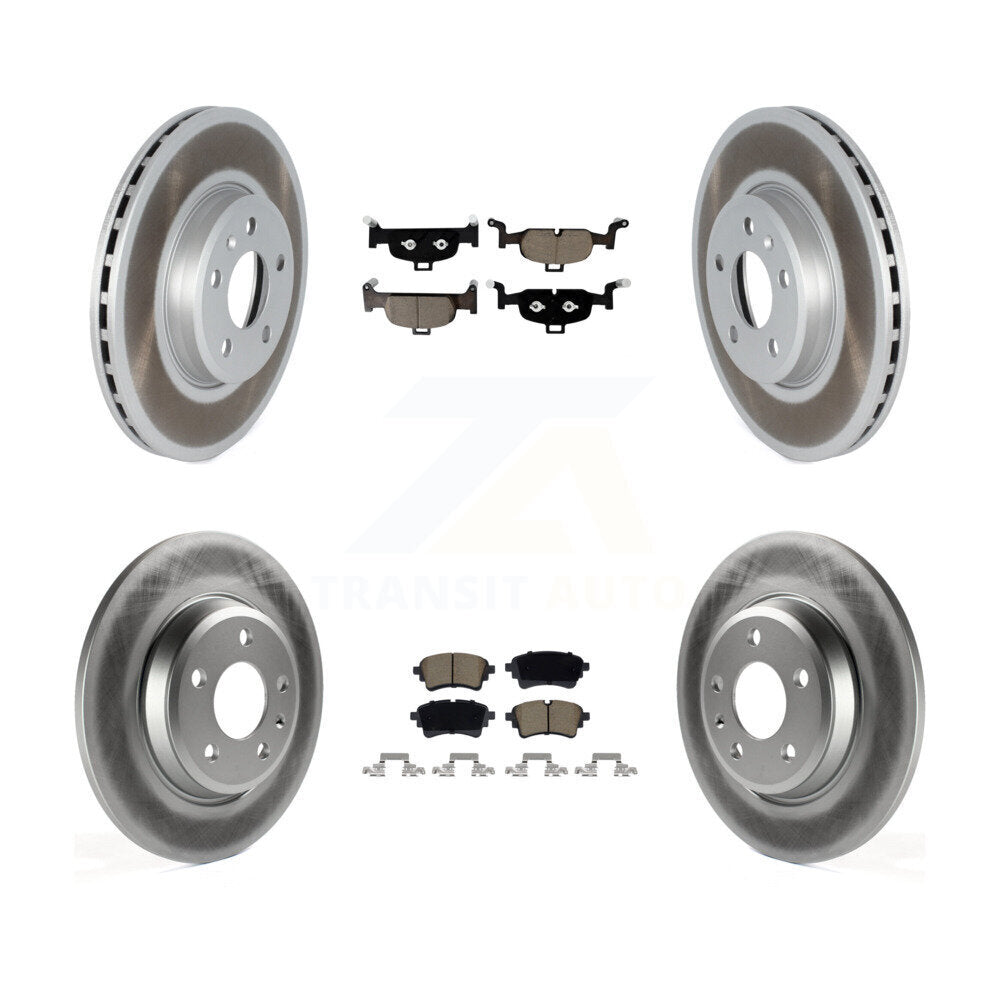 Front Rear Coat Brake Rotor Ceramic Pad Kit For Audi A5 Sportback DMSA engine designation KGC-102740