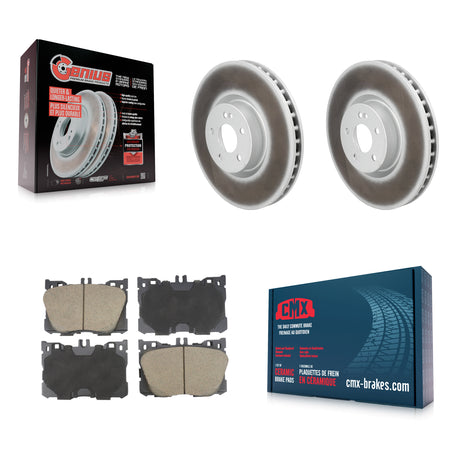 Front Coat Brake Rotor Ceramic Pad Kit For Mercedes-Benz C43 AMG GLC43 E450 E400 E300 E53 KGC-102788