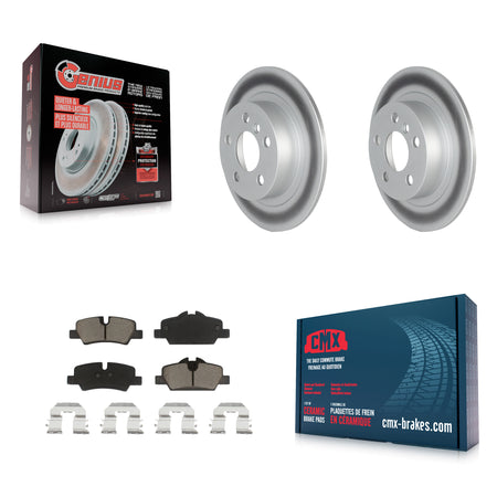 Rear Coated Brake Rotors Ceramic Pad Kit For 20-22 Mini Cooper BATTERY EV (EV BEV) engine KGC-103692
