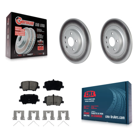 Rear Coat Disc Brake Rotors Ceramic Pad Kit For Volvo XC40 With 302mm Diameter Rotor KGC-103693