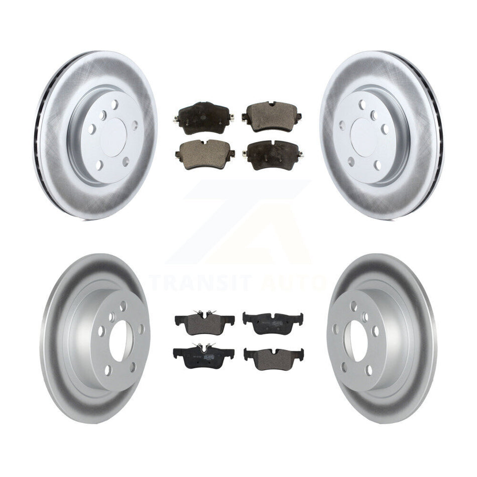 Front Rear Coated Disc Brake Rotors And Semi-Metallic Pads Kit For Mini Cooper Clubman KGF-102491