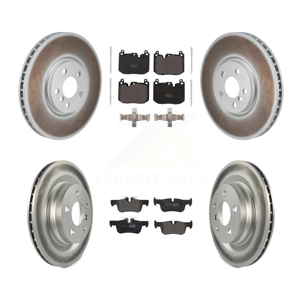 Front Rear Coat Disc Brake Rotor Semi-Metallic Pad Kit For Mini Cooper Countryman Clubman KGF-103111