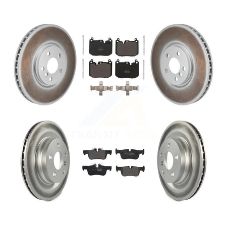 Front Rear Coat Disc Brake Rotor Semi-Metallic Pad Kit For Mini Cooper Countryman Clubman KGF-103111