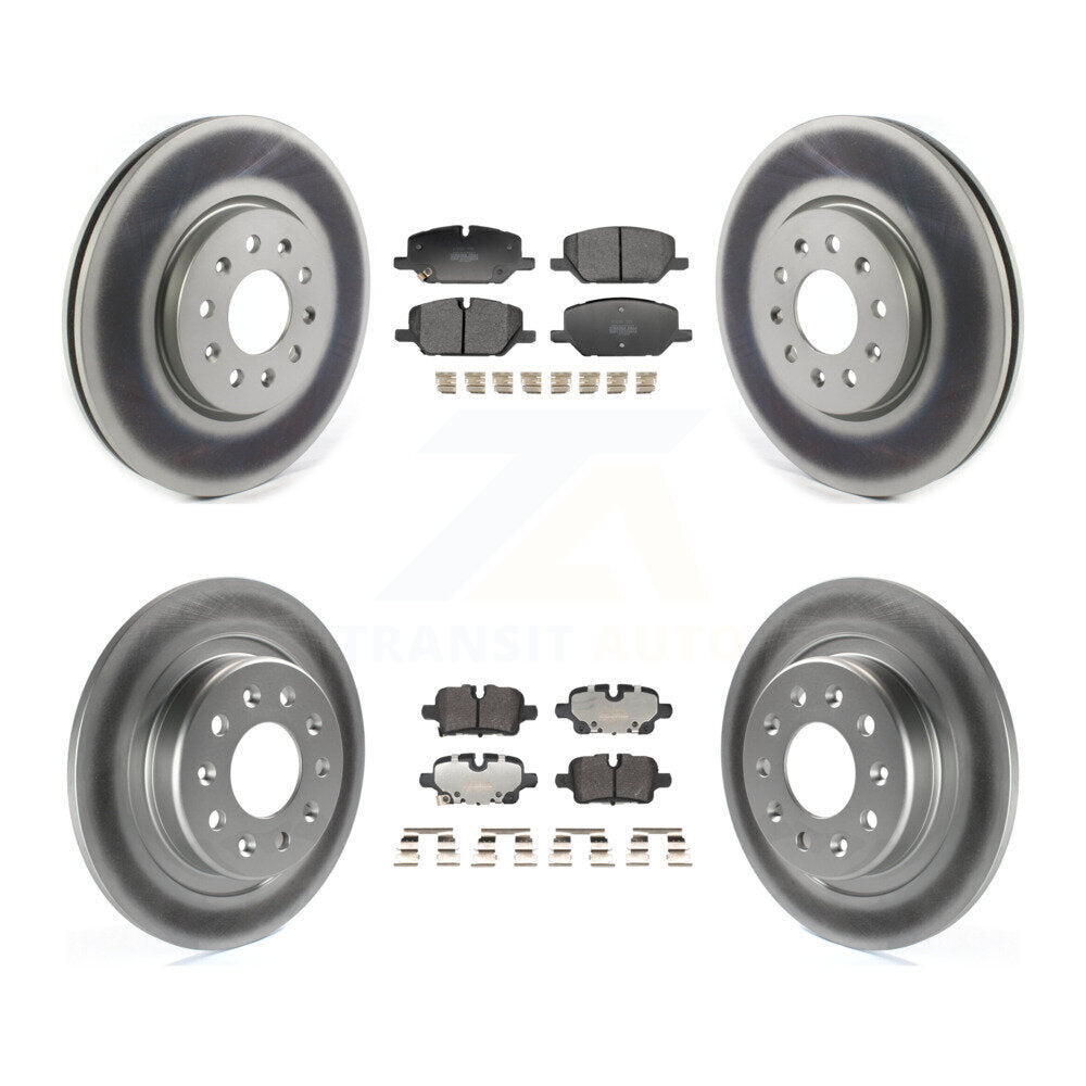 Front Rear Coat Brake Rotors Semi-Metallic Pad Kit For 2021 Chevrolet Equinox GMC Terrain KGF-103161