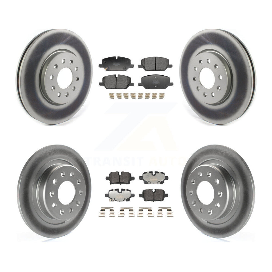 Front Rear Coat Brake Rotors Semi-Metallic Pad Kit For 2021 Chevrolet Equinox GMC Terrain KGF-103161