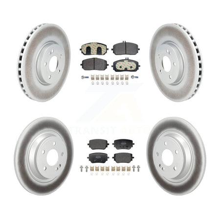 Front Rear Coated Brake Rotors Semi-Metallic Pad Kit For Mercedes-Benz GLB250 EQB 350 300 KGF-103170