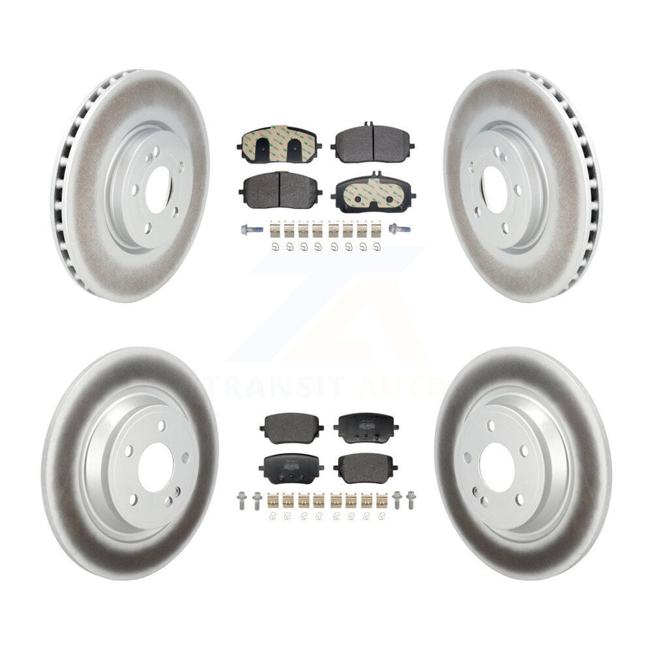 Front Rear Coated Brake Rotors Semi-Metallic Pad Kit For Mercedes-Benz GLB250 EQB 350 300 KGF-103170