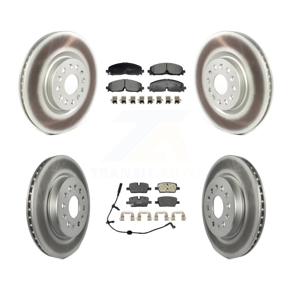 Front Rear Coat Brake Rotor Semi-Metallic Pad Kit For 2021 Cadillac XT5 Buick Enclave XT6 KGF-103194