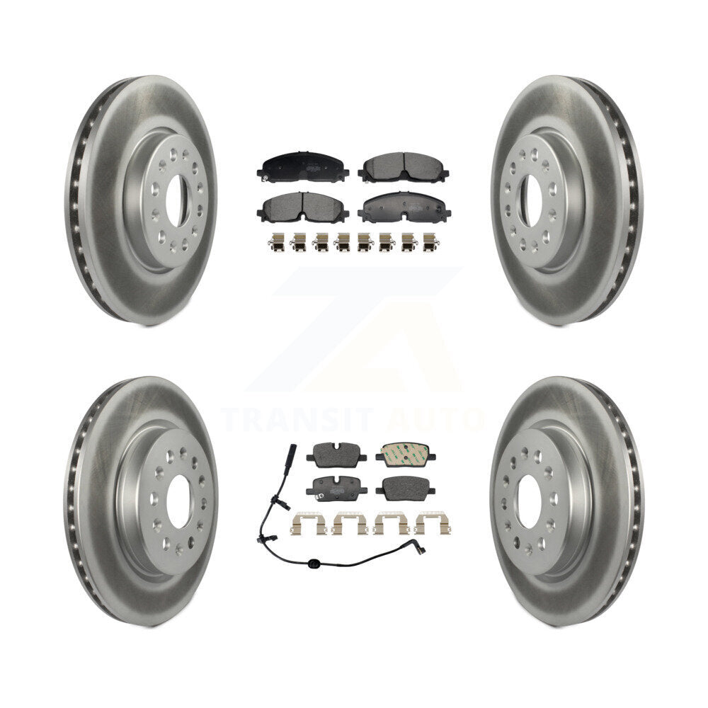 Front Rear Coat Brake Rotor Semi-Metallic Pad Kit For Chevrolet Traverse Blazer GMC Buick KGF-103195