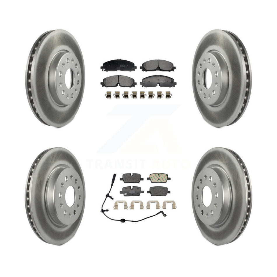 Front Rear Coat Brake Rotor Semi-Metallic Pad Kit For Chevrolet Traverse Blazer GMC Buick KGF-103195