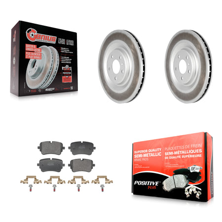 Rear Coat Brake Rotor Semi-Metallic Pad Kit For Audi Q7 Q8 e-tron Quattro SQ8 Sportback S KGF-103324