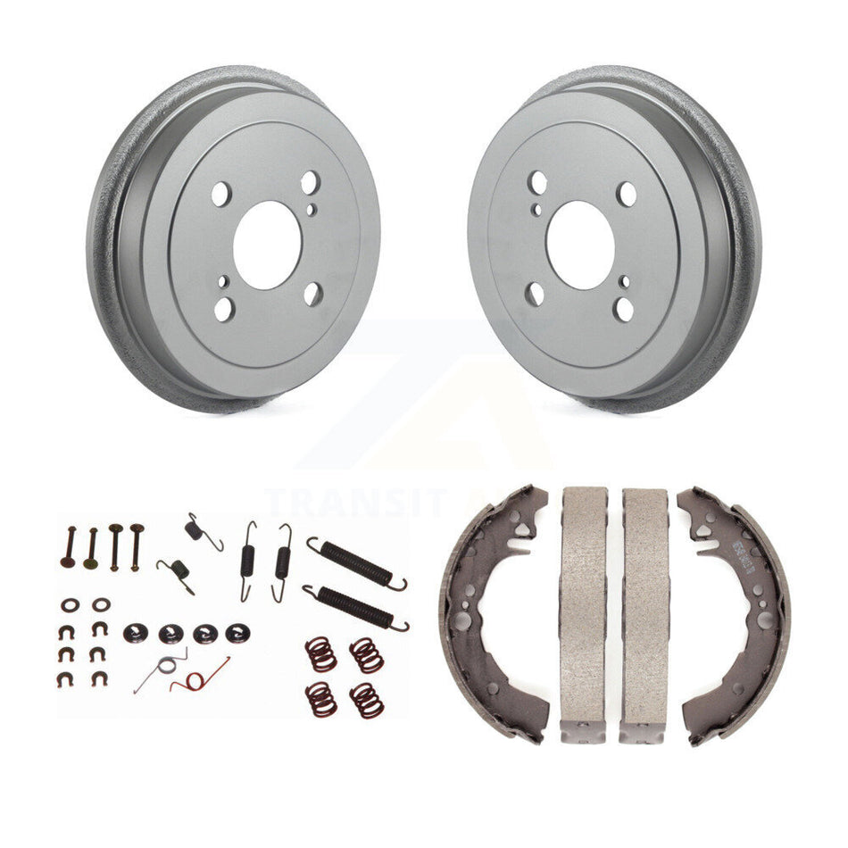 Rear Coated Brake Drum Shoes Spring Kit For 2000-2005 Toyota Echo KGN-100062