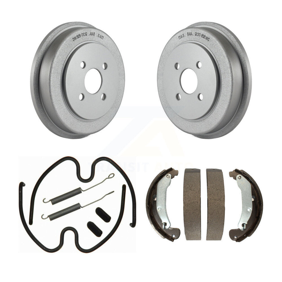Rear Coated Brake Drum Shoes Spring Kit For Chevrolet Cobalt Saturn Ion Pontiac G5 Pursuit KGN-100073