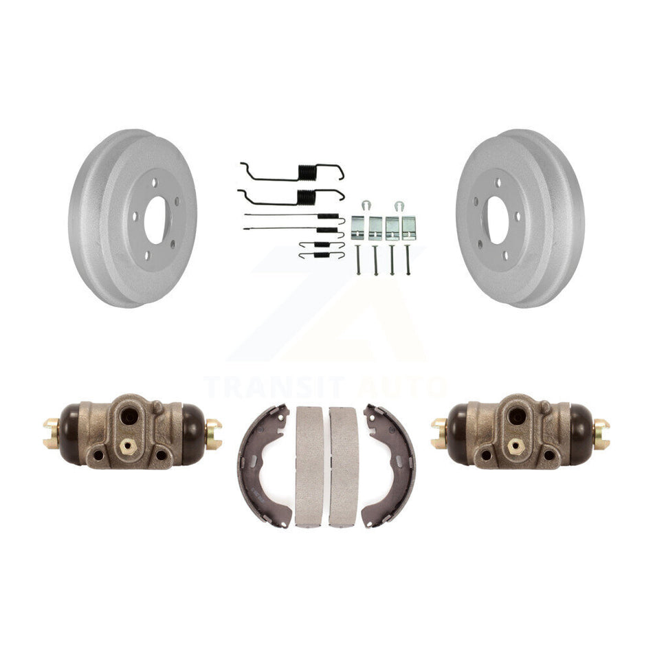 Rear Coated Brake Drum Shoes Spring And Cylinders Kit For Ford Escape Mazda Tribute Mercury Mariner KGN-100102