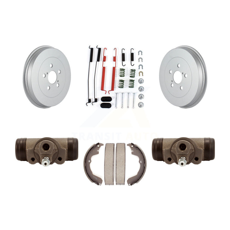 Rear Coated Brake Drum Shoes Spring And Cylinders Kit For Pontiac Vibe Toyota Matrix KGN-100106