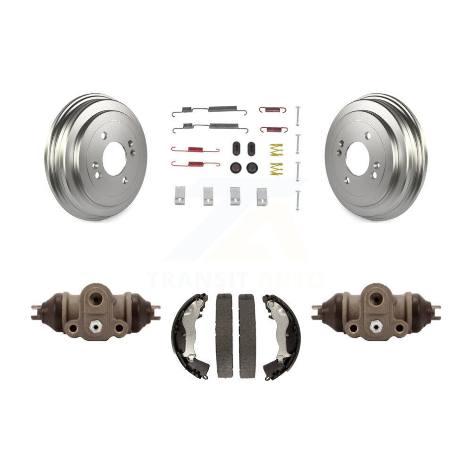 Rear Coated Brake Drum Shoes Spring And Cylinders Kit For Hyundai Accent Kia Rio Rio5 KGN-100114