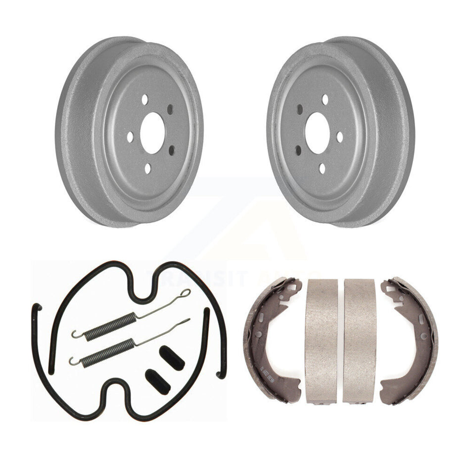 Rear Coated Brake Drum Shoes Spring Kit For 2003 Chevrolet Cavalier With 225mm x 45mm Size KGN-100139