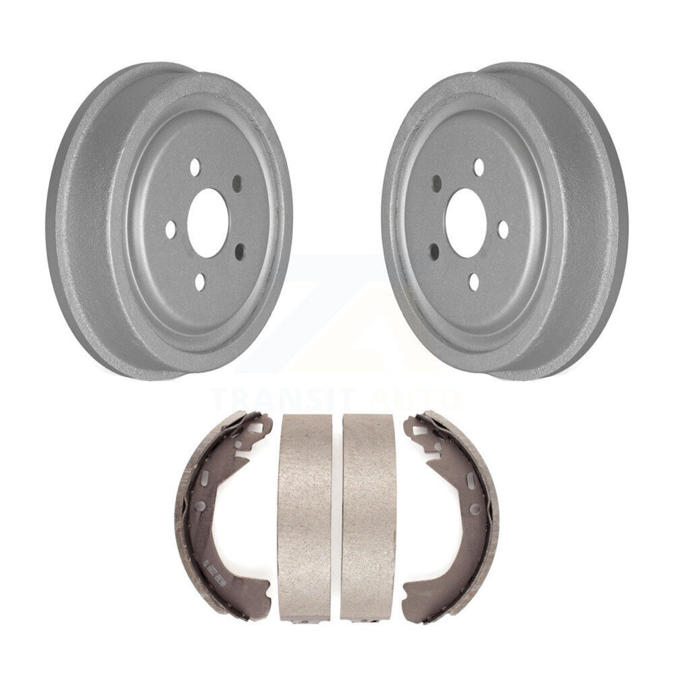 Rear Coated Brake Drum Shoes Kit For 2003 Chevrolet Cavalier With 225mm x 45mm Size KGN-100147