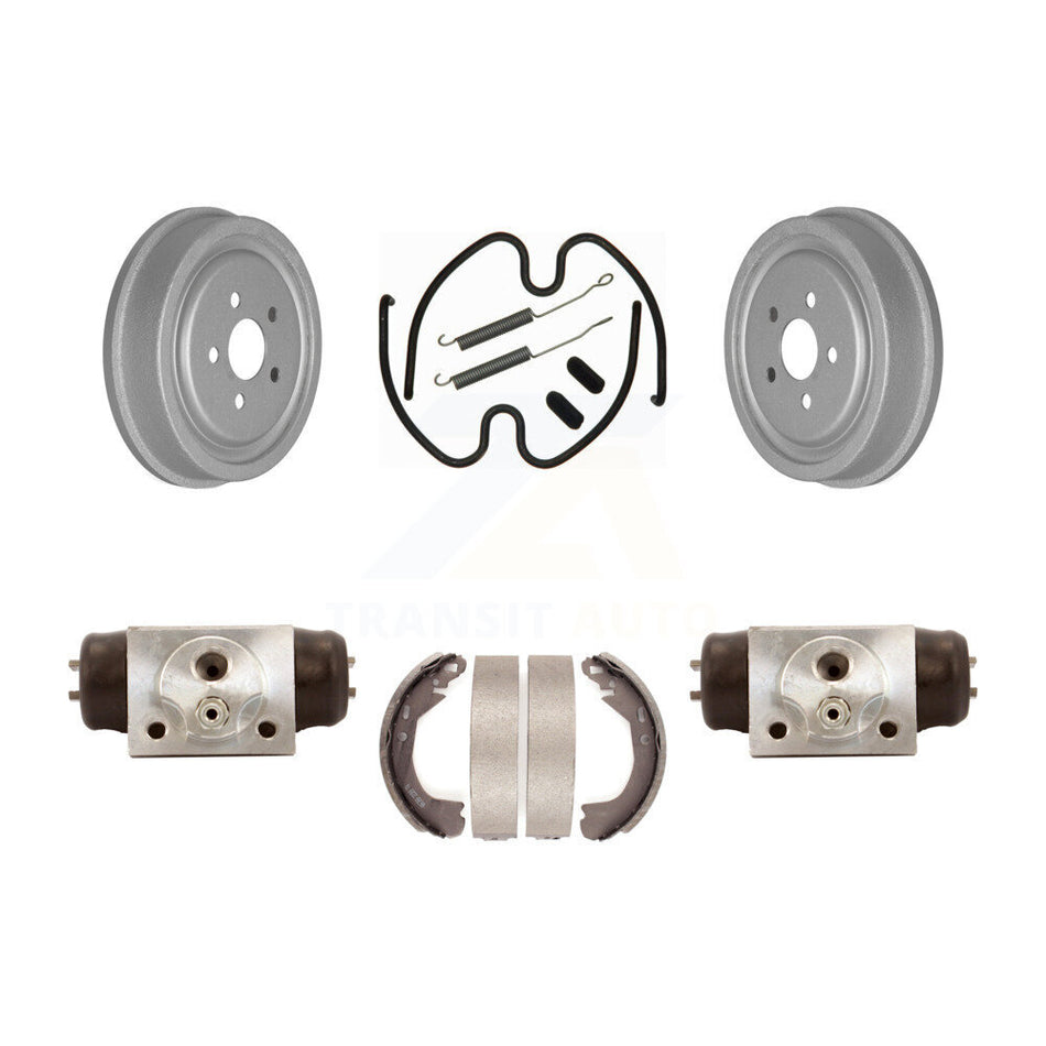 Rear Coated Brake Drum Shoes Spring And Cylinders Kit For 2003 Chevrolet Cavalier With 225mm x 45mm Size KGN-100153