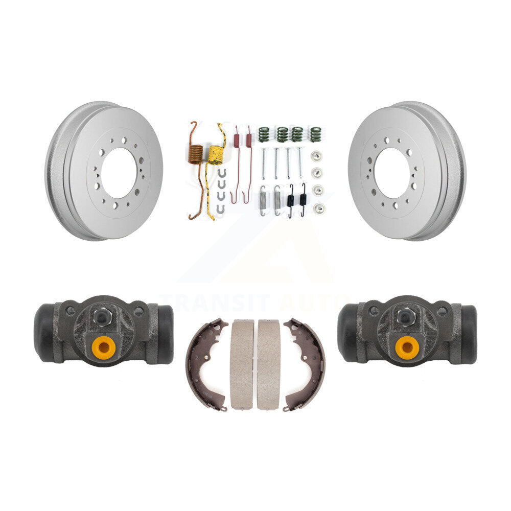 Rear Coated Brake Drum Shoes Spring And Cylinders Kit For Toyota Tacoma With 6 Lug Wheels KGN-100199