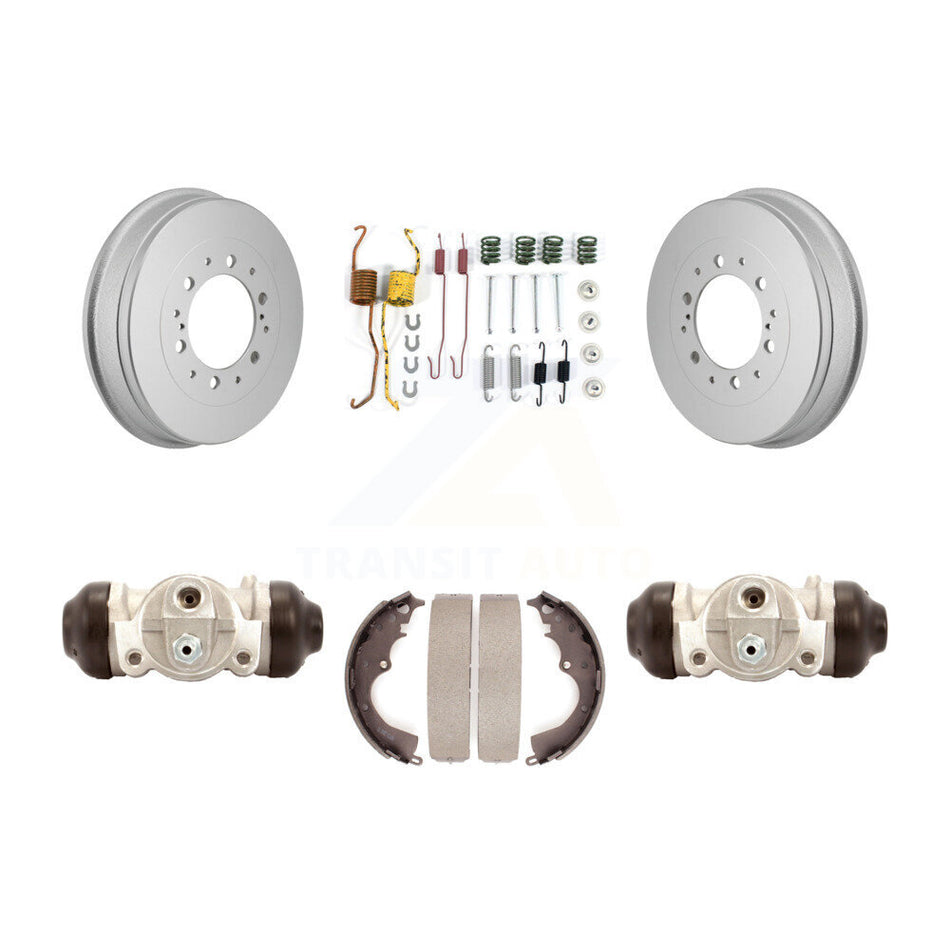 Rear Coat Brake Drum Shoes Spring Cylinder Kit For 15 Toyota Tacoma 4WD With 5 Lug Wheels KGN-100200