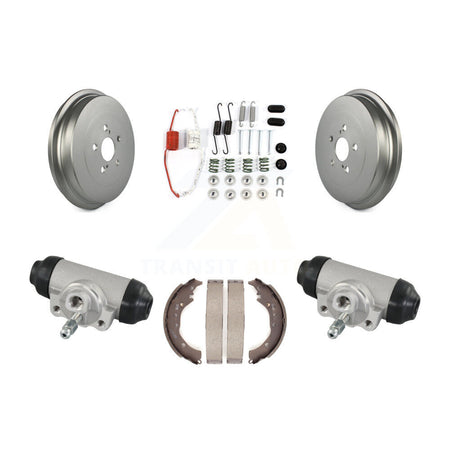 Rear Coated Brake Drum Shoes Spring And Cylinders Kit For 2014-2019 Toyota Corolla KGN-100201