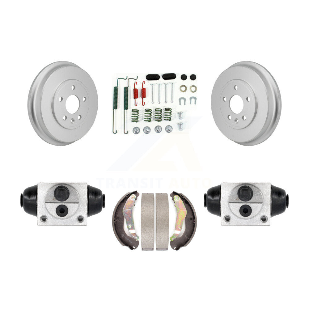 Rear Coated Brake Drum Shoes Spring And Cylinders Kit For 2012-2017 Chevrolet Sonic KGN-100207