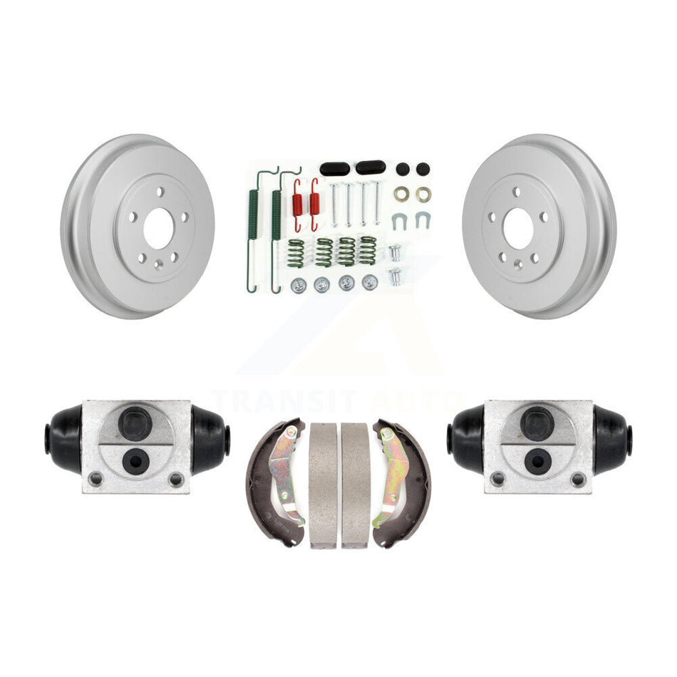 Rear Coated Brake Drum Shoes Spring And Cylinders Kit For 2012-2017 Chevrolet Sonic KGN-100207