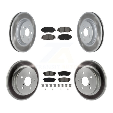 Front Rear Coated Brake Rotor & Semi-Metallic Pad Kit For Toyota RAV4 Camry Corolla Cross KGS-101999