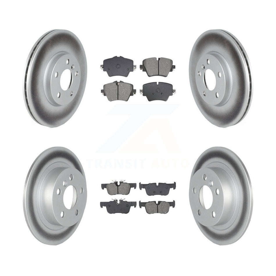 Front Rear Coat Disc Brake Rotor Semi-Metallic Pad Kit For Mini Cooper Countryman Clubman KGS-102518