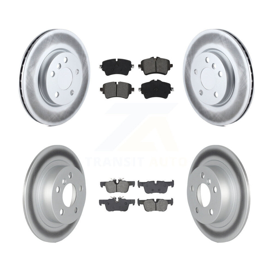 Front Rear Coated Disc Brake Rotors And Semi-Metallic Pads Kit For Mini Cooper Clubman KGS-102519