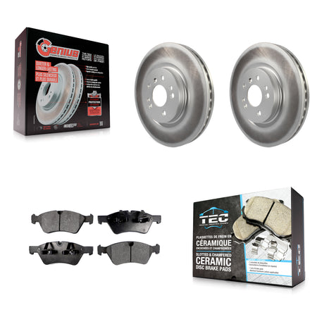 Front Coat Brake Rotor Ceramic Pad Kit For Mercedes-Benz ML350 ML320 R350 ML500 R320 R500 KGT-100355