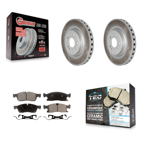Front Coat Disc Brake Rotors Ceramic Pad Kit For Mercedes-Benz ML350 GLE350 ML250 GLE300d KGT-100509