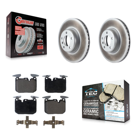 Front Coat Brake Rotors Ceramic Pad Kit For BMW 328i xDrive 330i 320i 435i 440i 228i Gran KGT-100558