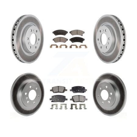 Front Rear Coat Brake Rotors Ceramic Pad Kit For Pontiac Montana Chevrolet Uplander Buick KGT-100629