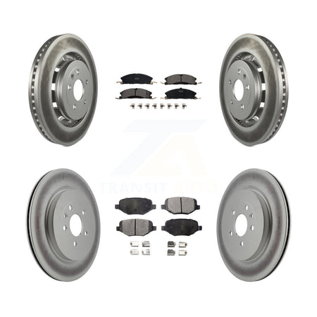 Front Rear Coat Brake Rotors Ceramic Pad Kit For Ford Explorer Police Interceptor Utility KGT-100723