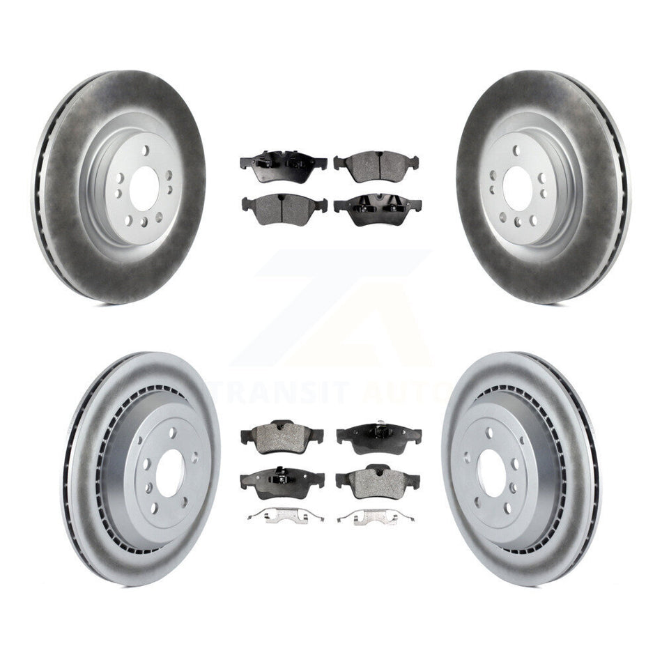 Front Rear Coat Brake Rotor Ceramic Pad Kit For Mercedes-Benz ML350 GL350 GL320 GL450 G55 KGT-100998