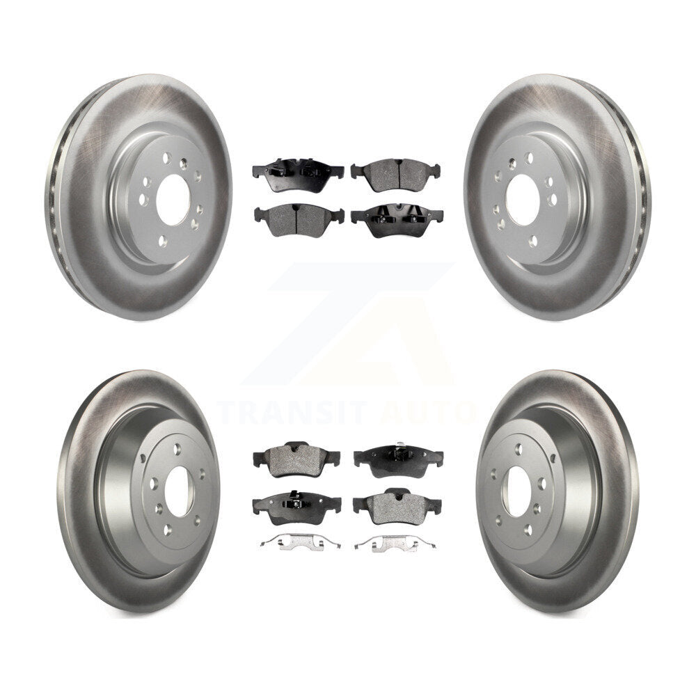 Front Rear Coat Brake Rotor Ceramic Pad Kit For Mercedes-Benz ML350 ML320 ML500 R320 R350 KGT-101001