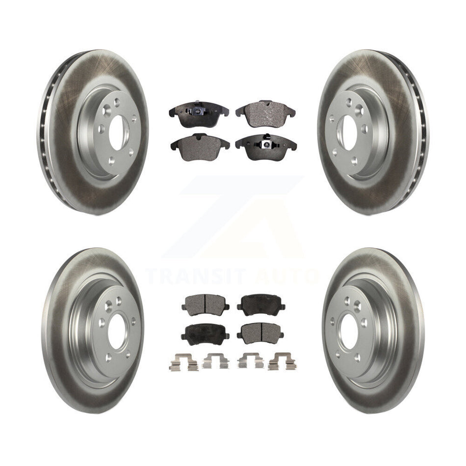 Front Rear Coat Brake Rotor Ceramic Pad Kit For Volvo S60 With 300mm Diameter KGT-101140