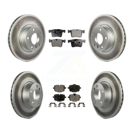 Front Rear Coated Disc Brake Rotors And Ceramic Pads Kit For 2012 BMW X3 From 10 11 KGT-101192